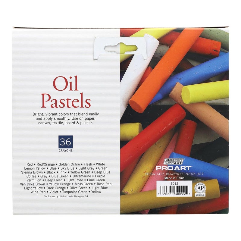 PRO ART Oil Pastel, 36 Color Set, Assorted - Image 5